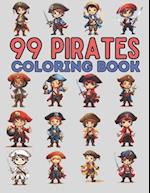 99 Pirates: Coloring Book 