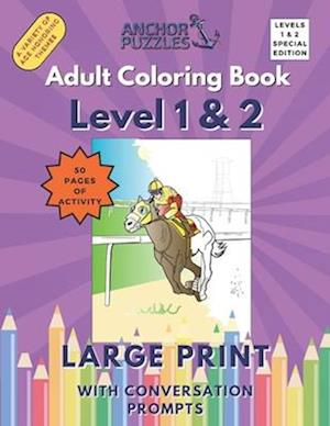 Adult Coloring Book Levels 1 and 2