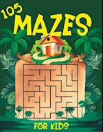 105 Mazes for Kids: Kids Puzzle Book Mazes 