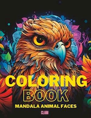 Coloring Book Mandala Animal Faces