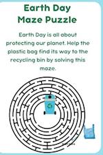 Earth Day Maze Puzzle for kids 