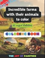 Magic Farm Coloring: 50 different illustrations 