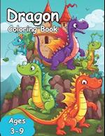 Dragon Coloring Book: Cute Dragon Coloring Book for Kids 