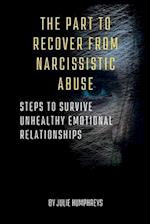 the part to recover from narcissistic abuse: steps to survive Unhealthy Emotional Relationships 