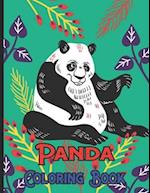 Panda Coloring Book : Cute Panda Coloring Book For Kids And Toddlers 