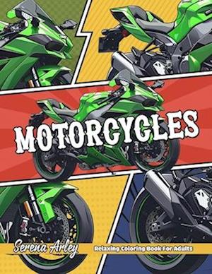 Motorcycles Coloring Book for Adults