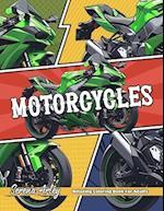 Motorcycles Coloring Book for Adults