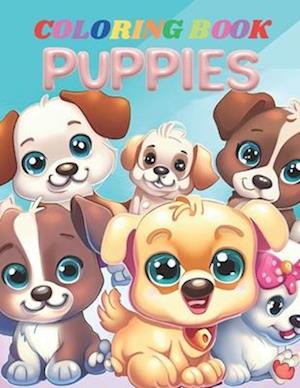 Puppies Coloring book : for kids