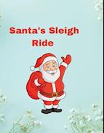 Santa's Sleigh Ride: Exciting Christmas Coloring with Reindeer Adventures 