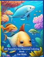 30- Beautiful Coloring Book for Kids: 