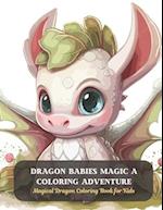 Dragon Babies Magic A Coloring Adventure: Magical Dragon Coloring Book for Kids 