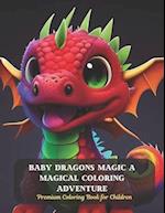 Baby Dragons Magic A Magical Coloring Adventure: Premium Coloring Book for Children 