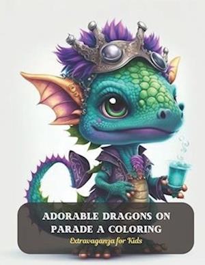 Adorable Dragons on Parade A Coloring: Extravaganza for Kids