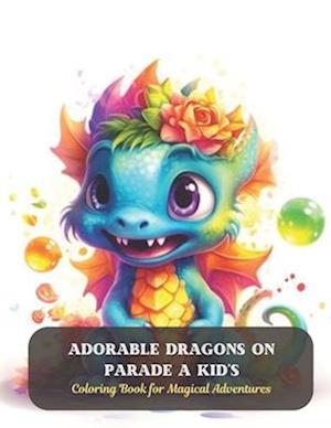 Adorable Dragons on Parade A Kid's: Coloring Book for Magical Adventures