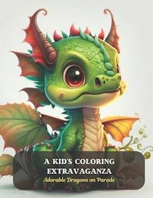A Kid's Coloring Extravaganza: Adorable Dragons on Parade