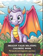 DRAGON TALES Relaxing Coloring Book: Therapeutic and imaginative experience 