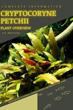 Cryptocoryne Petchii: From Novice to Expert. Comprehensive Aquarium Plants Guide 