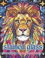 Stained Glass Coloring Book for Adults