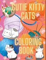 Cutie Kitty Cats Coloring Book 