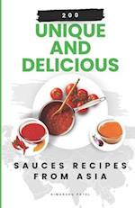 200 Unique and Delicious Sauces Recipes from Asia 