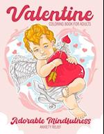 Valentine coloring book for adults