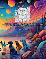 A Doggie Coloring Adventure: a canine coloring collection 