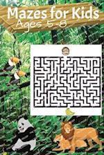 mazes for kids ages 5-8: Ultimate Activity Book for kids -118 Entertaining Mazes 