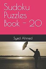 Sudoku Puzzles Book - 20 