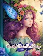 Beautiful Fairies Coloring Book 