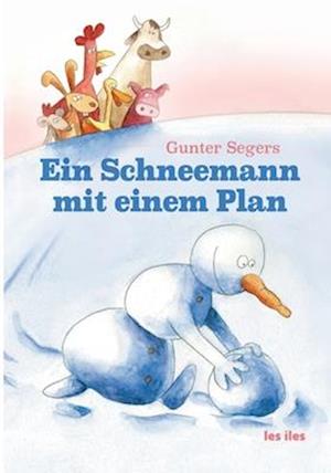 Ein Schneemann mit einem Plan