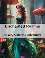 Enchanted Realms: A Fairy Coloring Adventure 