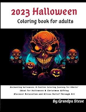 2023 Halloween coloring book for adults