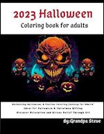 2023 Halloween coloring book for adults