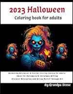 2023 Halloween coloring book for adults