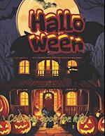 Halloween coloring book for kids 