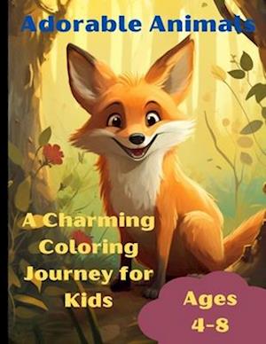 Adorable Animals: A Charming Coloring Book for Kids