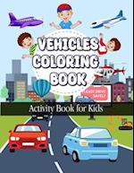 Vehicle Coloring Book - 1