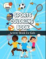 Sports Coloring Book - 1