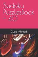 Sudoku PuzzlesBook - 40 