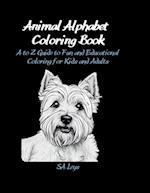 Animal Alphabet Coloring Book