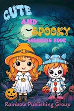 Cute and Spooky Coloring Book : Halloween Coloring Book for Toddlers and Kids 