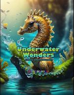 Underwater Wonders: A Marine Coloring Adventure 