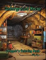 Underground Haven: Prepper's Coloring Book 