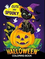Cute and Spooky Halloween Coloring Book: Whimsical Halloween Delights: Coloring Book for All Ages 