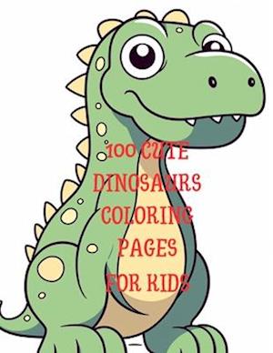 100 CUTE DINOSAURS COLORING PAGES