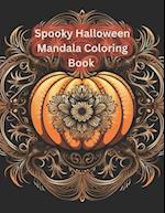 Spooky Halloween Mandala Coloring Book 