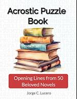 Acrostic Puzzle Book