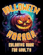 Halloween Horror Coloring Book For Adults