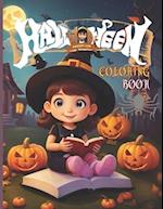 Spooky Halloween Coloring Fun: Coloring Book For Ages 4-8 