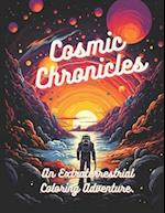 Cosmic Chronicles: An Extraterrestrial Coloring Adventure.: A sci-fi oddysey 